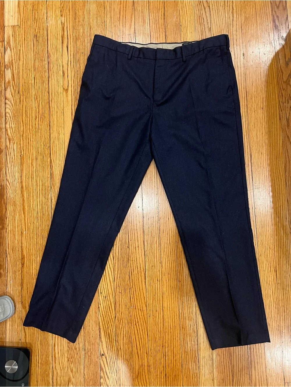 Banana Republic Vitale Barberis Canonico 100% wool 120s Tapered Pants Blue 40x34